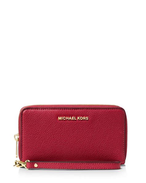 michael kors large leather smartphone wristlet|Michael Kors Multi.